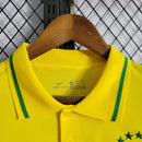 CAMISA DA SELEÇÃO DO BRASIL 22/23 POLO AMARELO
